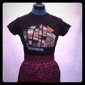 Rare 2003 Radiohead Hail To The Thief Ringer Tee